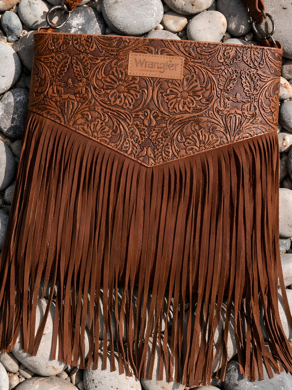 Wrangler Purse Handbag Fringe Western Vintage Floral Large Bag New Boho